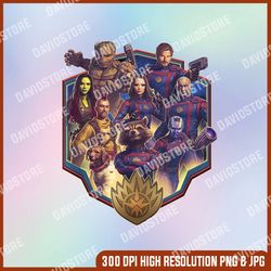 Guardians of the galaxy png clip art png, Marvel Guardians of the Galaxy Vol. 3 Family Group Shot png, PNG High Quality