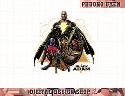 Black Adam And The Justice Society In Action  png, sublimate