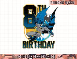 DC Comics Batman 8th Birthday Bat Swing Action Poster  png, sublimate