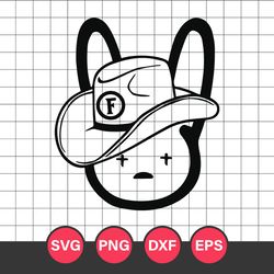 Bad Bunny Grupo Frontera Svg, Bad Bunny Svg, Grupo Frontera Svg, Png Dxf Eps File