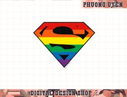 DC Comics Pride Justice League Superman Rainbow Logo  png, sublimate