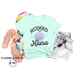Mermaid Mama Shirt, Mermaid Mom Shirt, Mermaid Mommy Shirt, Mermaid Party Outfit, Mermaid Party Shirt, Mother's Day Shir