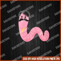 Worm With A Mustache James Tom Ariana Reality Png, PNG High Quality, PNG, Digital Download