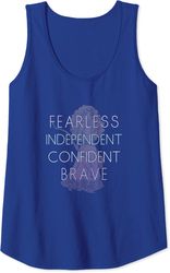 Disney Brave Merida Fearless Independent Confident Brave Tank Top