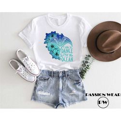 Moana & Grandma Tala Shirt, I Like To Dance With The Ocean, Moana Stingray Shirt, Hawaiian Princess, Disney Inspired Shi