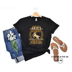 I'm Not Just A Aries Shirt, Aries Constellation Zodiac Shirt, March & April Birthday Gift, Shirt For Ariens, Gift For He