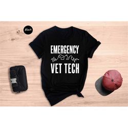 Emergency Vet Tech T-shirt, Vet Tech Gift, Emergency Vet Tech Gift, Veterinary Medicine, Vet Student Shirt, Animal Lover