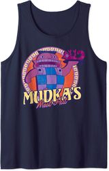 Disney Emperor's New Groove Mudka's Meat Hut Logo Tank Top