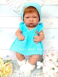 Reborn doll clothes set - crochet for reborn - crochet pattern for doll