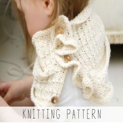 KNITTING PATTERN cowl x Kids cowl knit pattern x Knitted cowl x Kids scarf knit pattern x PDF pattern x Easy knitting