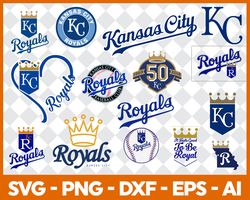 Kansas City Royals Baseball Bundle Svg, Sport Svg, MLB Svg, MLB Logo Svg, Baseball Team Svg Digital Download