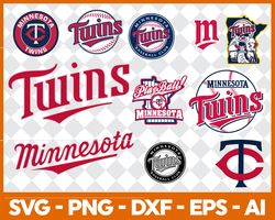Minnesota Twins Baseball Bundle Svg, Sport Svg, MLB Svg, MLB Logo Svg, Baseball Team Svg Digital Download