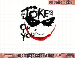 DC Dark Knight Joker Stencil H  png, sublimate
