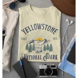 Yellowstone National Park T-shirt - Hiking Camping Shirt - National Park Shirt - Yellowstone Shirt - Yellowstone Sweatsh