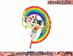 DC Wonder Woman Rainbow Love 01  png, sublimate
