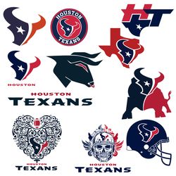 Houston Texans Football Bundle Svg, Sport Svg, NFL Svg, NFL Logo Svg, Football Team Svg Digital Download