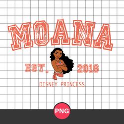 Moana Est.2016 Disney Princess Png, Princess Family Trip 2023 Png, Moana Princess Png Digital File