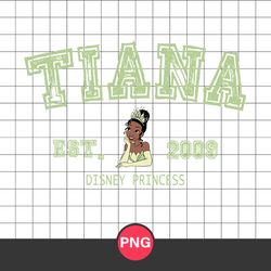 Tiana Est.1937 Disney Princess Png, Princess Family Trip 2023 Png, Tiana Princess Png Digital File
