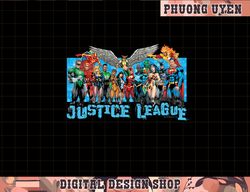 Justice League League Lineup T Shirt  png, sublimate