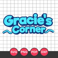 Logo Gracie's Corner Svg, Gracie's Corner Clipart, Gracie's Corner Svg, Png Dxf Pdf Digital File