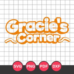 Gracie's Corner Logo Svg, Logo Gracie's Corner Clipart, Gracie's Corner Svg, Png Dxf Pdf Digital File
