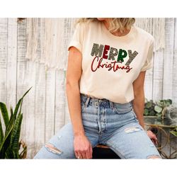 Merry Christmas Shirt - Merry Christmas Family Shirt - Christmas Party Shirts - Women's Christmas Tees - Holiday Tees -
