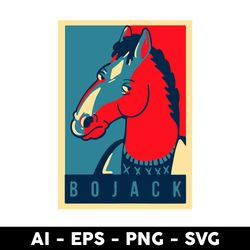 Bojack Horseman TV Show 90' Svg, Bojack Horseman Svg, Vintage Svg, Horse Svg, Animal Svg - Digital File