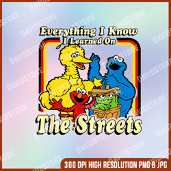 Learned On The Street Png, Cut File For Cricut, Digital Image Clipart, Sublimation Vector Png