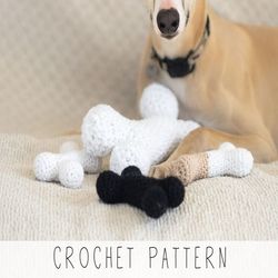CROCHET Dog Bone Amigurumi PATTERN Bone Toy Dog Crochet Pattern Crochet Dog Easy Amigurumi Pattern New Dog Gift Puppy