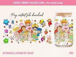 4 Design Strawberry Class Can, Strawberry Tumbler 16oz Png Wrap, Gifts For Daughter, Cute Class Can 2023