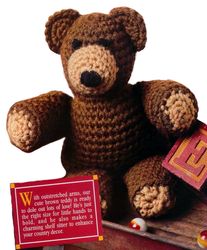 Beary Cute Teddy Vintage Crochet Pattern 269 PDF Crochet Toy