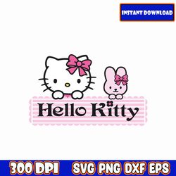 Hello-Kitty svg eps png, Hello-Kitty Bundle svg, for Cricut, Silhouette, digital, file cut, Flash Download