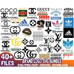 40 Files Clothing Brand Logo SVG