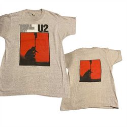 1980s U2 Under A Blood Red Sky Single Stitch Shirt USA Made / Womens XS