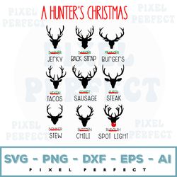 A Hunter's Christmas Svg Instant Download