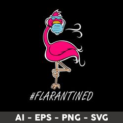 Flamingo Face Mask Svg, Flamingo Svg, Flarantined Svg, Animal Svg, Cartoon Svg - Digital File