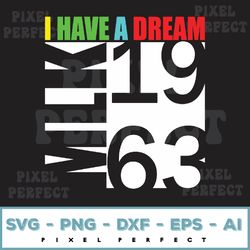 Martin Luther King MLK Day What Is Your Dream Black Month Svg, Eps, Png, Dxf, Digital Download