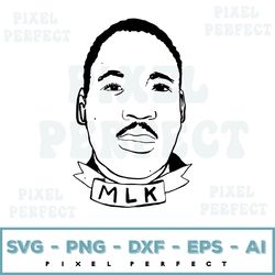 Martin Luther King Jr. was an American B, MLK Day svg
