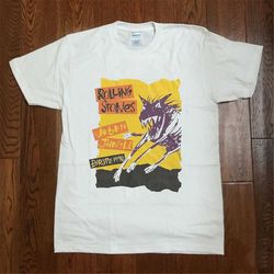 Rare new 90s Vintage Rolling Stones Urban Jungle Erope 1990 T shirt Gildan new limit de