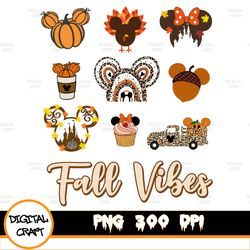 Fall Vibes Png, Autumn Leaves Pumpkin Png, Fall Png, Happy Fall Png, Autumn Leaf Png, Png Files For Cricut Sublimation