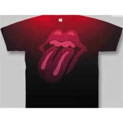 Rolling Stones faded tie dye shirt - Rolling Stones Tongue tie dye shirt - Rolling Stones iconic tongue shirt - JAGGER-