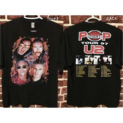 1997 U2 Pop Mart Tour T-Shirt, U2 Rock Band Tour 1997 T-Shirt, U2 Band T-Shirt, 90s Rock Band Shirt, Music T-Shirt