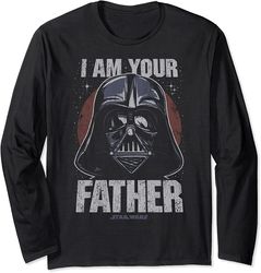 Star Wars Darth Vader I Am Your Father Dark Portrait Long Sleeve