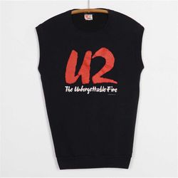 vintage 1985 U2 Unforgettable Fire Sleeveless Shirt