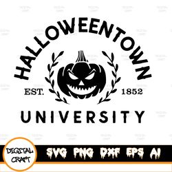Halloween University Est. 1852 , Halloween Svg, Svg, Png, Jpg Instant Download File, Halloween, October , Fall