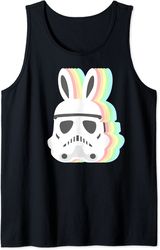 Star Wars Easter Storm Trooper Pastel Easter Ears Tank Top