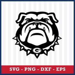 Georgia Bulldogs Logo Outline Svg, Georgia Bulldogs National Champion Svg, Georgia Bulldogs Cricut Svg, GB17052336