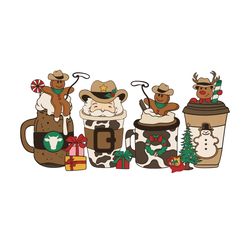 Christmas Coffee Png, Christmas Coffee Png Silhouette Svg files