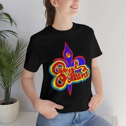 unisex led zeppelin shirt, short sleeve royal orleans tee, classic rock band tshirts, rock music graphic tees