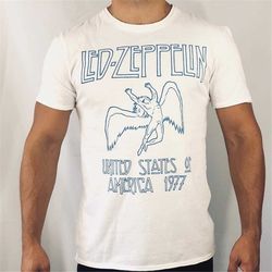 Vintage Led Zeppelin t shirt in white